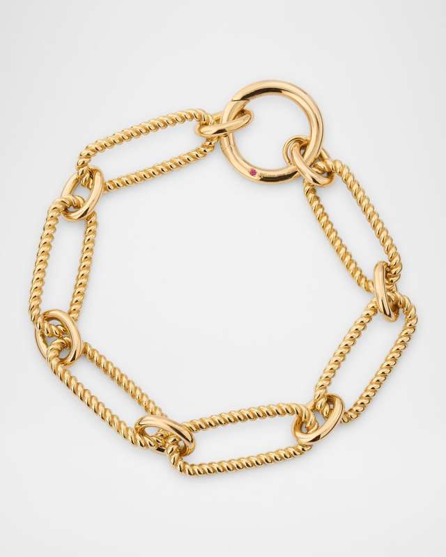 18K Yellow Gold Oro Classic Bracelet